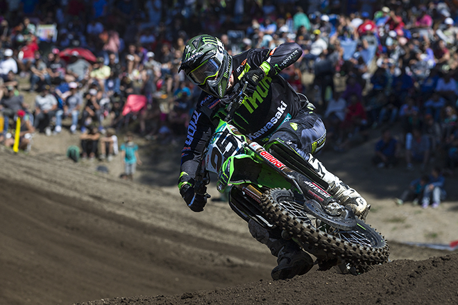 Clement Desalle immer in den Top 3.