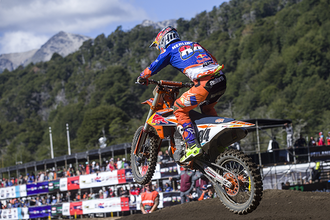 Jeffrey Herlings erzielt mit einem 2-1-Resultat den Tagessieg.