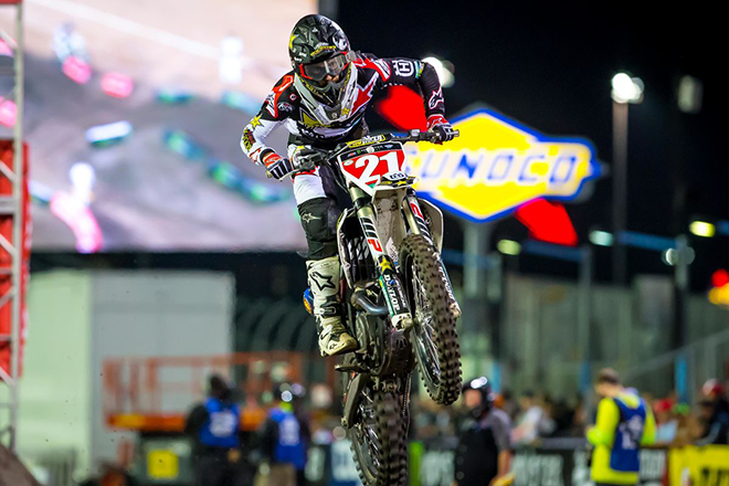 Jason Anderson büßte nur wenig von seinem Vorsprungin der Meisterschaft ein.