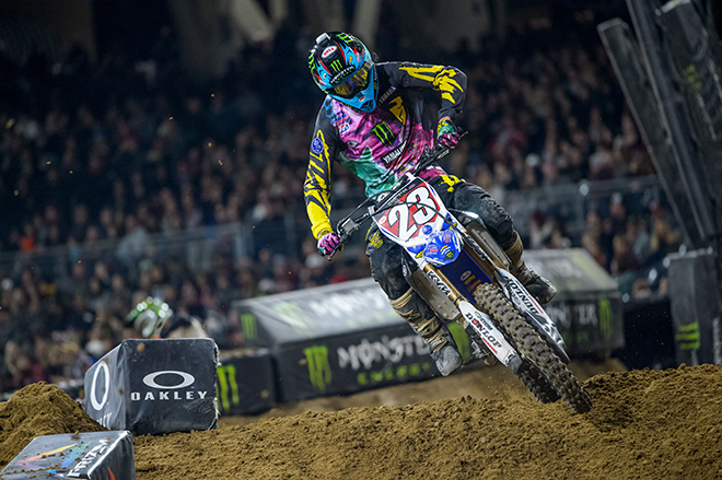 Aaron Plessinger  hat in der 250SX-Westküstenmeisterschaft die Nase vorn.