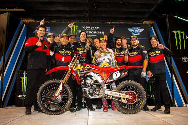 Jeremy Martin ist der Sieger des ersten 250SX East/West-Showdowns 2018.