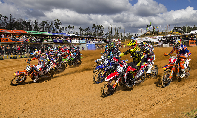 Jorge Prado (#62) setzte sich im Quali-Race der MX2 mit einem Start-Ziel-Sieg durch.