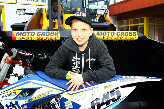 Richard Stephan wird im ADAC MX Junior Cup 85 die Vereinsfarben des MSC Fürstlich Drehna vertreten.
