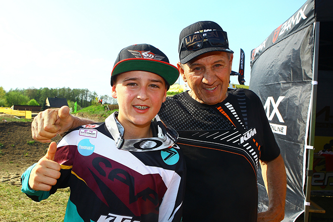LiamEverts mit HarriEverts (v.l.)