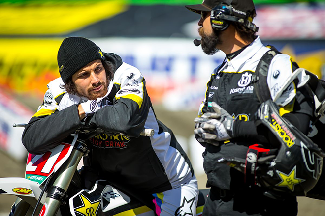 Kann sich Redplateinhaber Jason Anderson schon in Salt Lake Cityals 450SX-Champ feiern lassen?