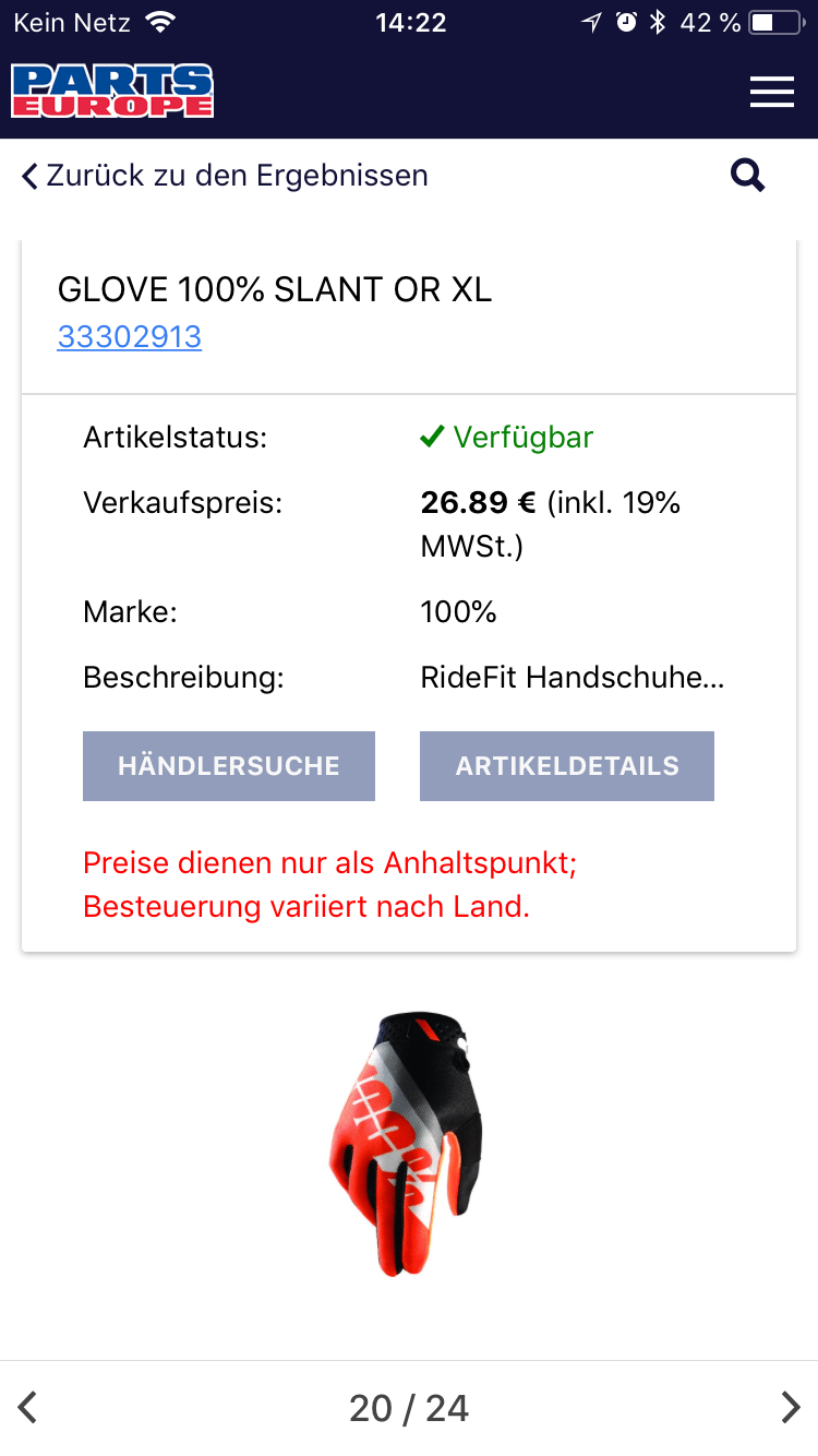 Nähere Infos zu den einzelnen Produkten gibt es bei iOS...