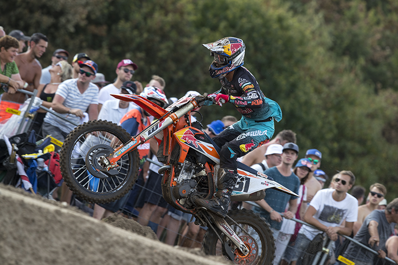 Jorge Prado fuhr im Qualifikationsrennen der MX zum Sieg.