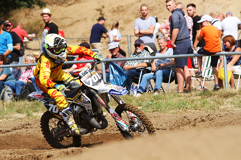 Laurenz Falke ist auch nach Wolgast im Besitz des virtuellen Redplate in der DM 125.