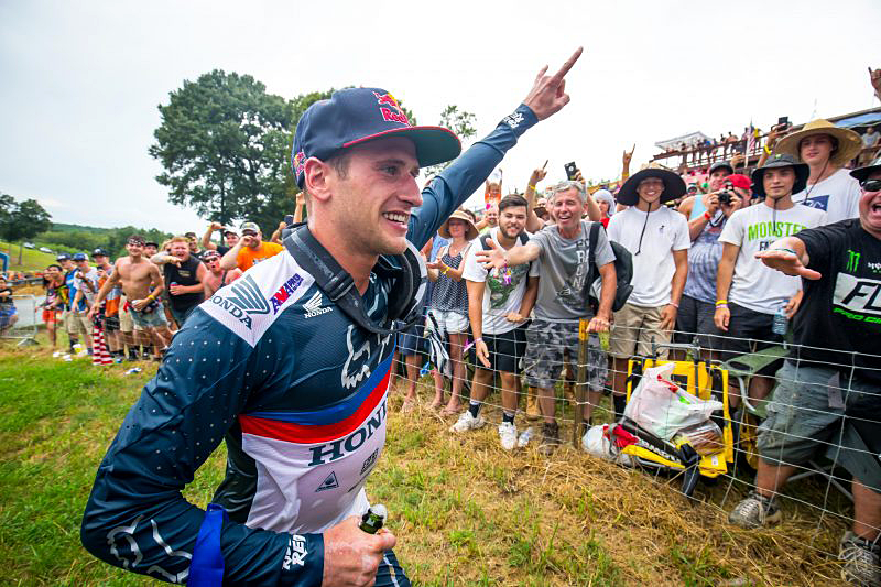 Ken Roczen hatte jeden Grund sich über sein Abschneiden beim Budds Creek National zu freuen.