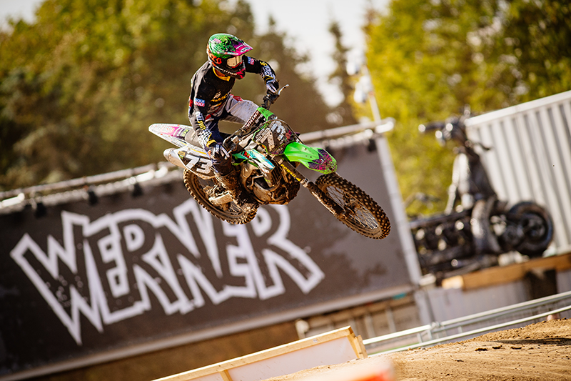 Jan Horst war in der MX2 unschlagbar.