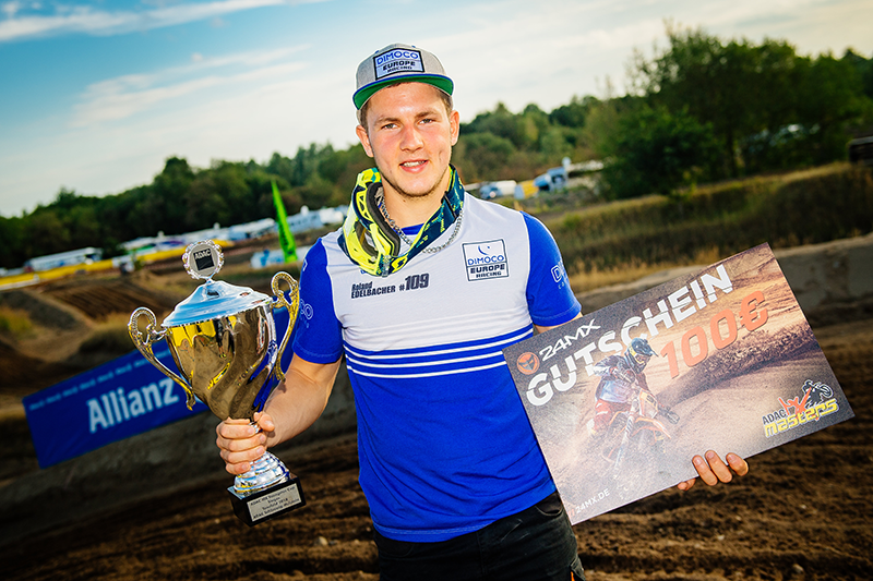 Roland Edelbacher ist Führender im ADAC MX Youngster Cup.
