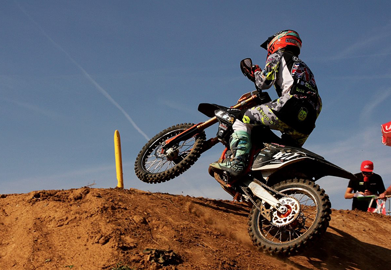 Jan Cremers glänzte bei den MX2 2-Takt-Piloten.
