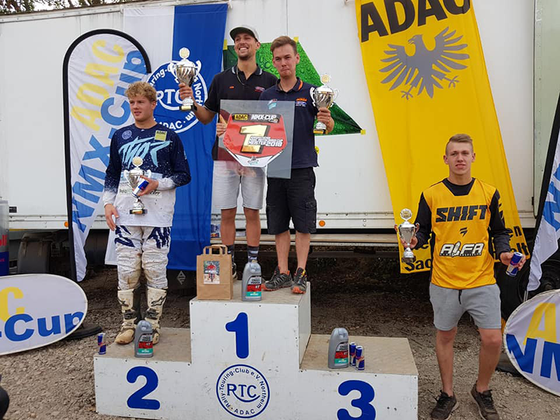 Finales Podium der MX1.