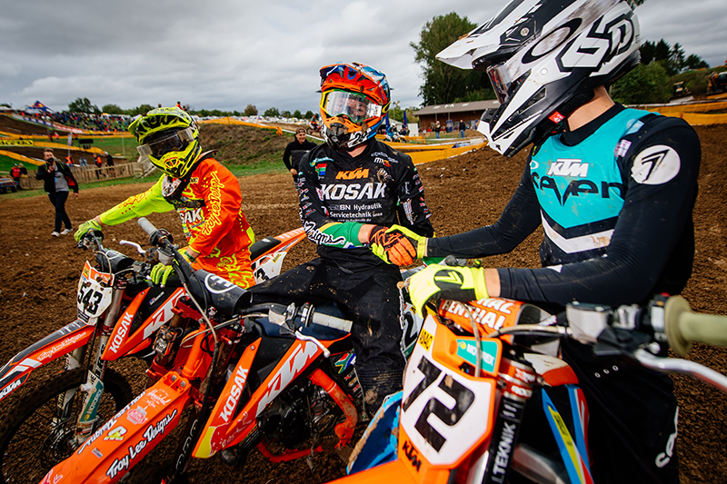 Nick Domann, Camden Mc Lellan und Liam Everts (v.l.)