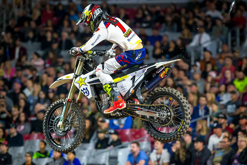 Jason Anderson ging es nach dem Neustart vielleicht zu forsch an 