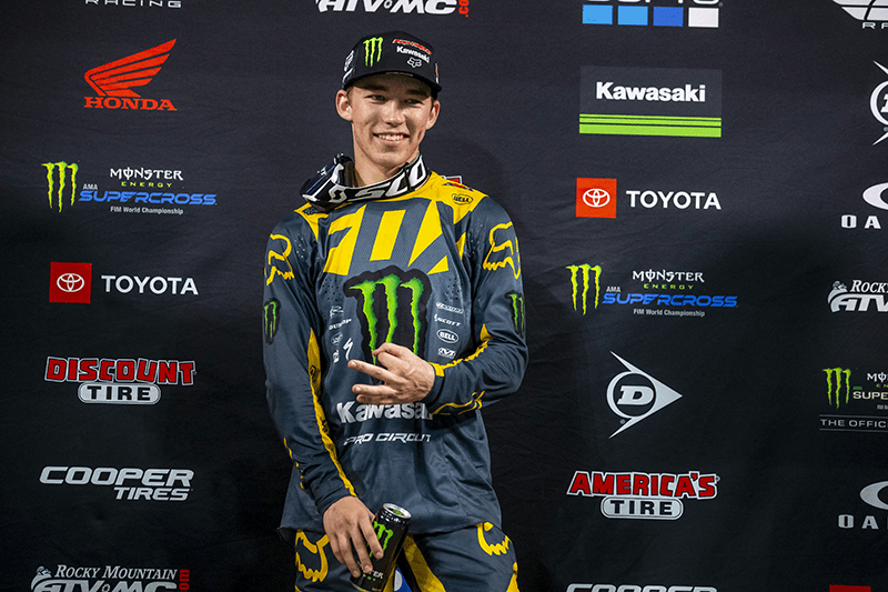 Austin Forkner hat bisher die 250SX-Ostküstenmeisterschaft fest im Griff.