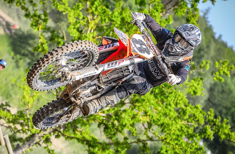 Ein Traumstart in die Saison erlebt MX2 4-Takter Lasse Rudolf