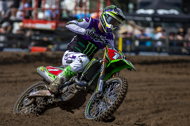 Eli Tomac führt die 450MX vor Southwick mit sechs Punkten an.