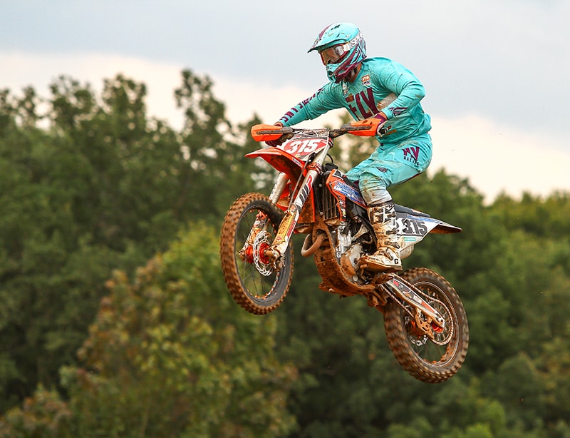 Lies sich auch von seinem Handicap nicht aufhalten: Tabellenleader Gianluca Ecca.