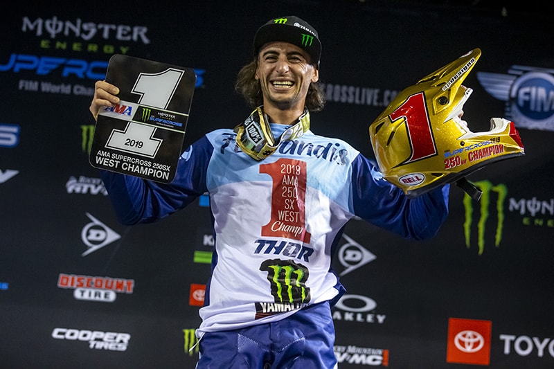 Dylan Ferrandis hatte die 250SX-Westküstenmeisterschaft im letzten Jahr gewonnen.